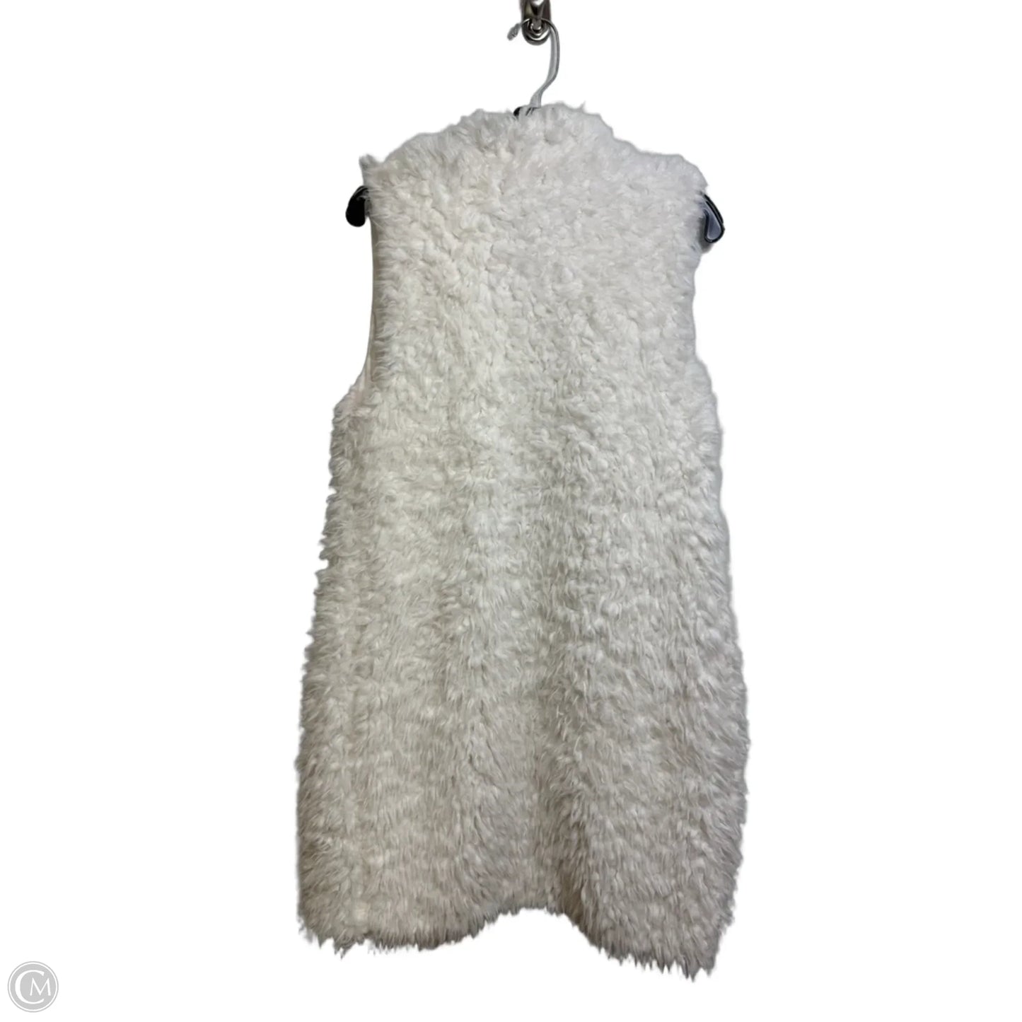Vest Faux Fur & Sherpa By Ashley In White, Size: L