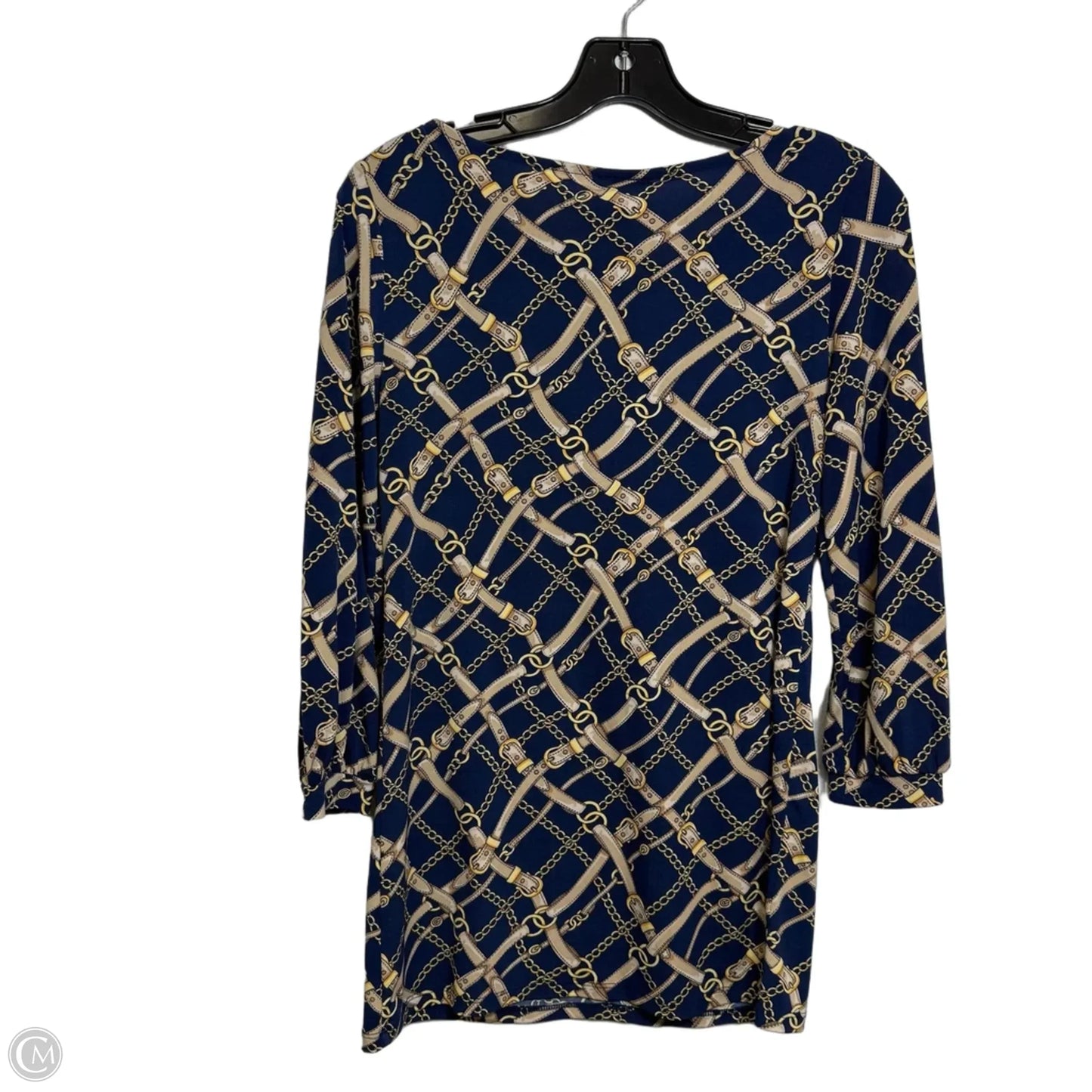 Tunic Long Sleeve By Ann Taylor In Navy, Size: Xs