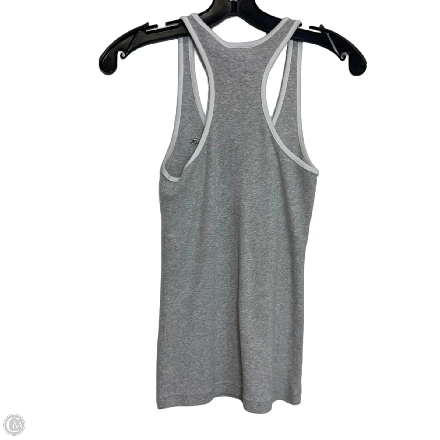 Athletic Tank Top By Lacoste In Grey, Size: S