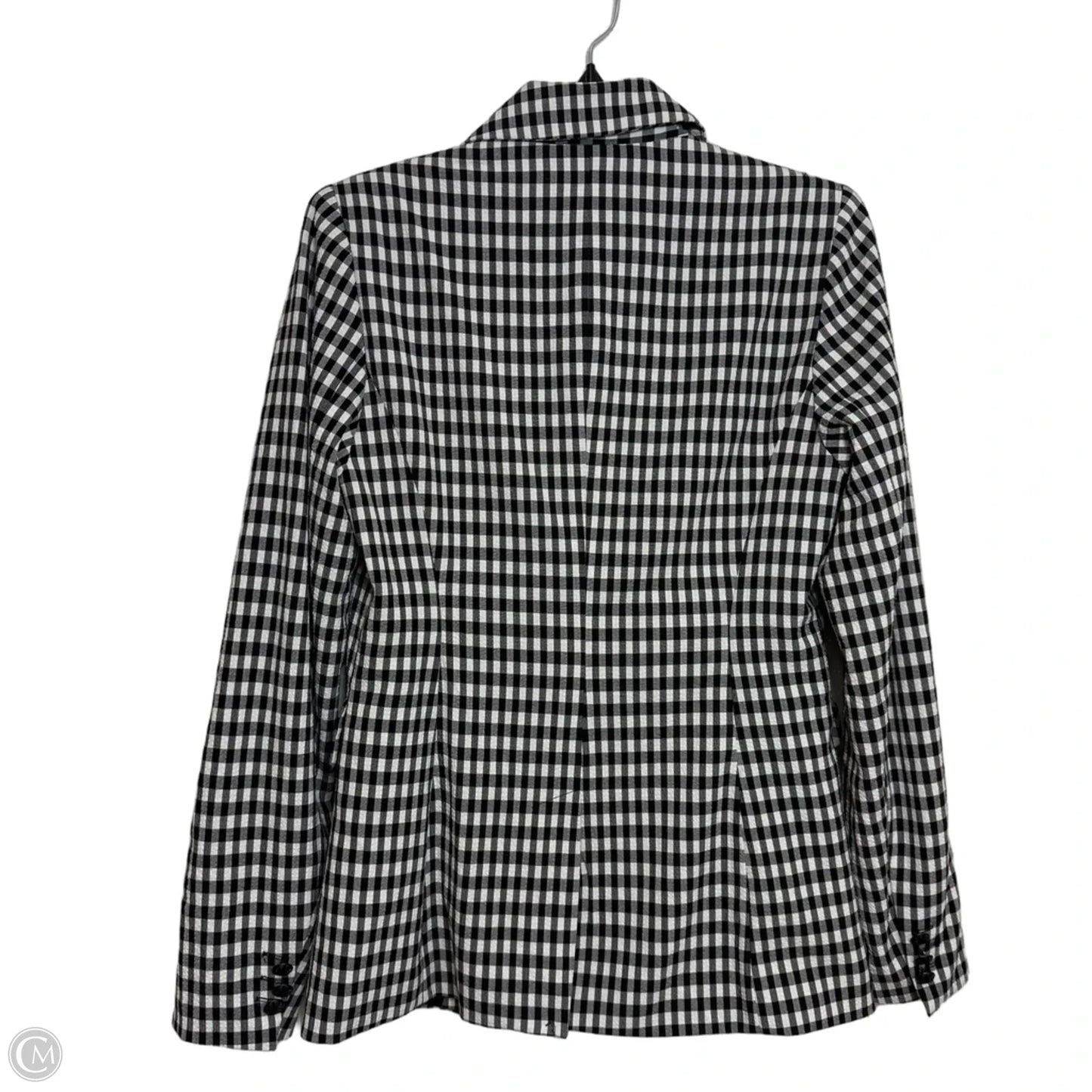 Blazer By Maison Damelie In Checkered Pattern, Size: Xs