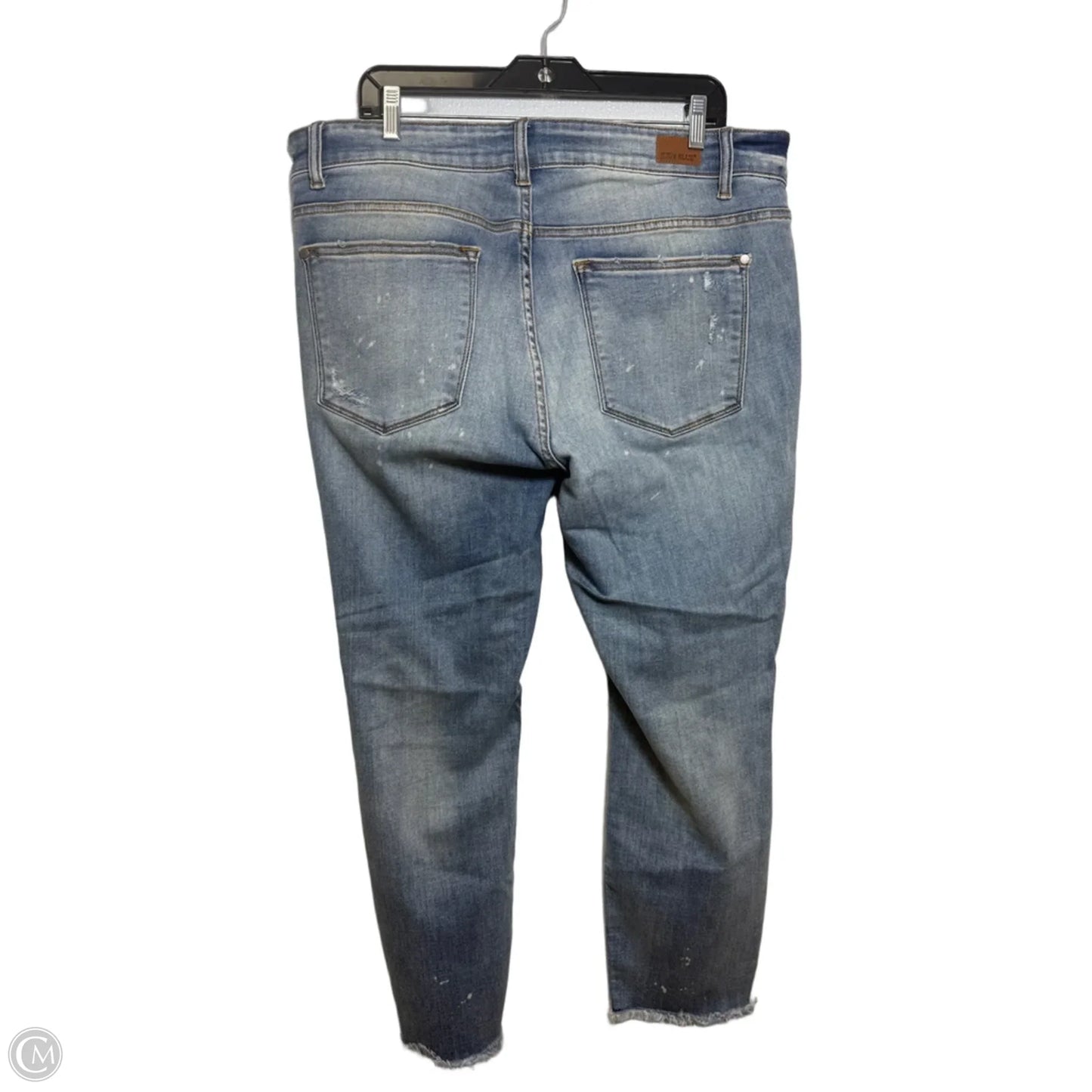 Jeans Boyfriend By Judy Blue In Blue Denim, Size: 16