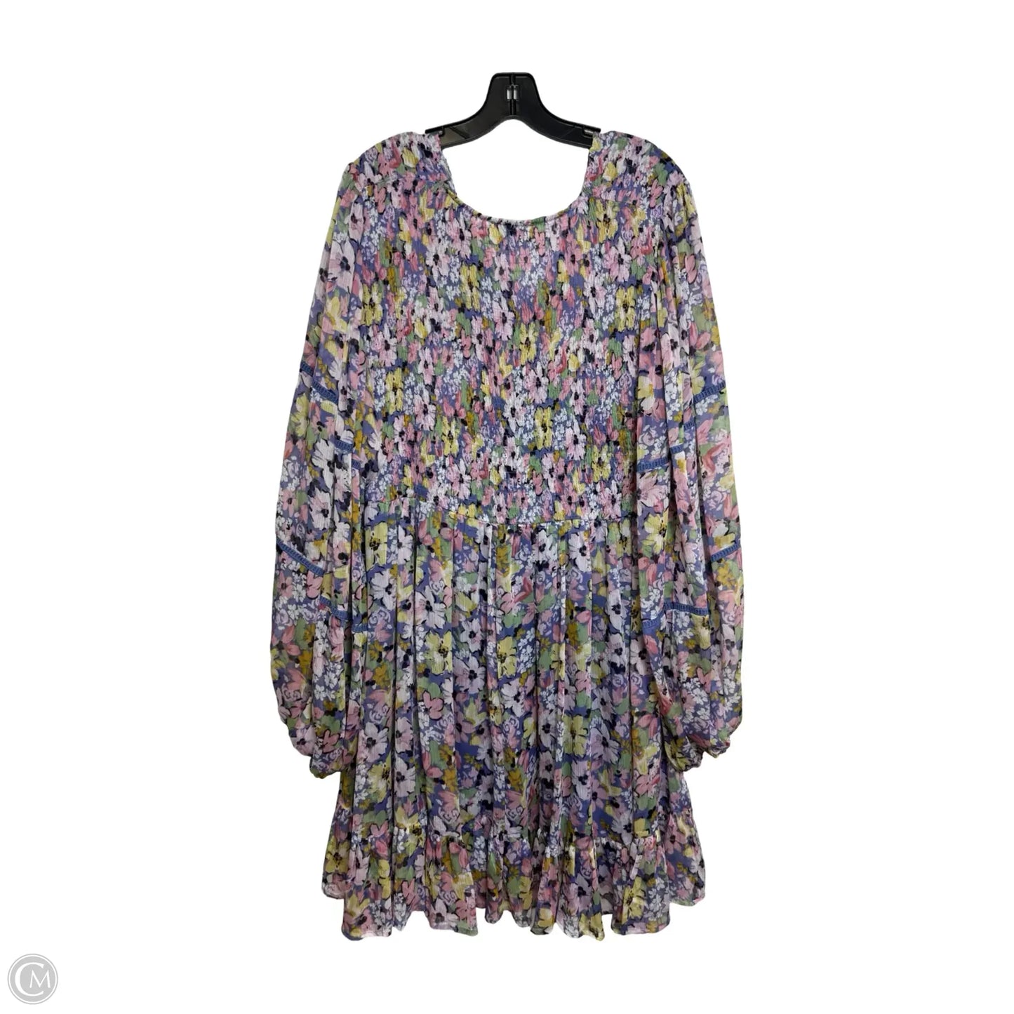 Dress Party Midi By Arula In Floral Print, Size: 2x