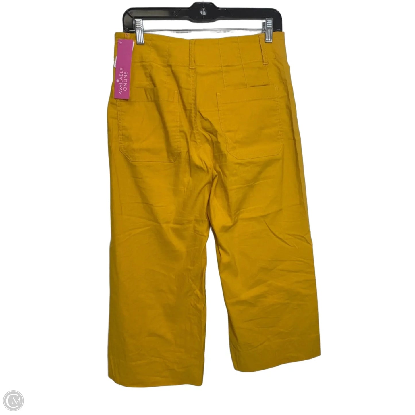 Pants Wide Leg By Maeve In Yellow, Size: 6p