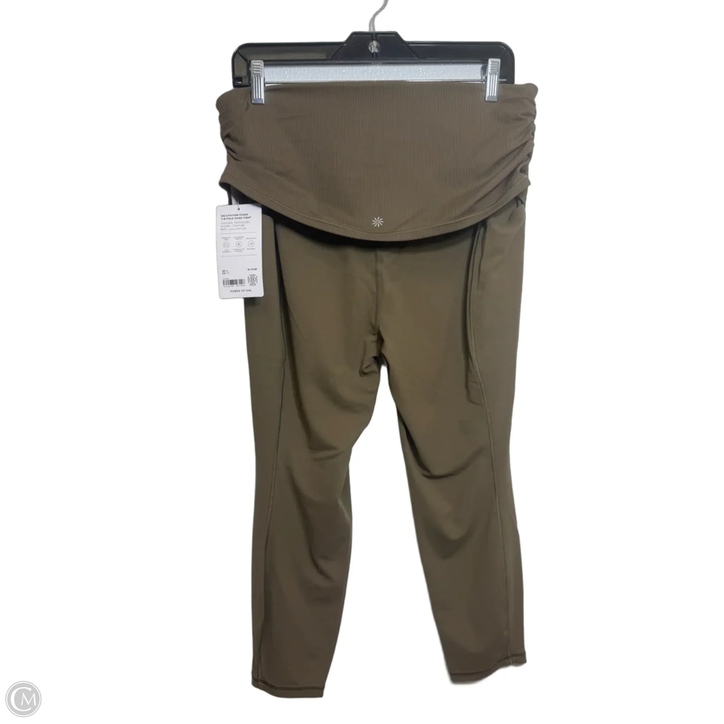 Athletic Leggings By Athleta In Brown, Size: Xl