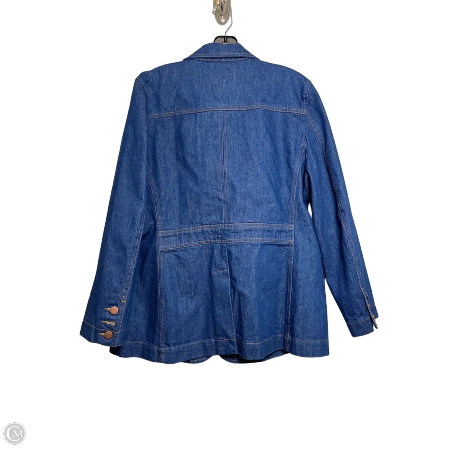 Blazer By Wrangler In Blue Denim, Size: L