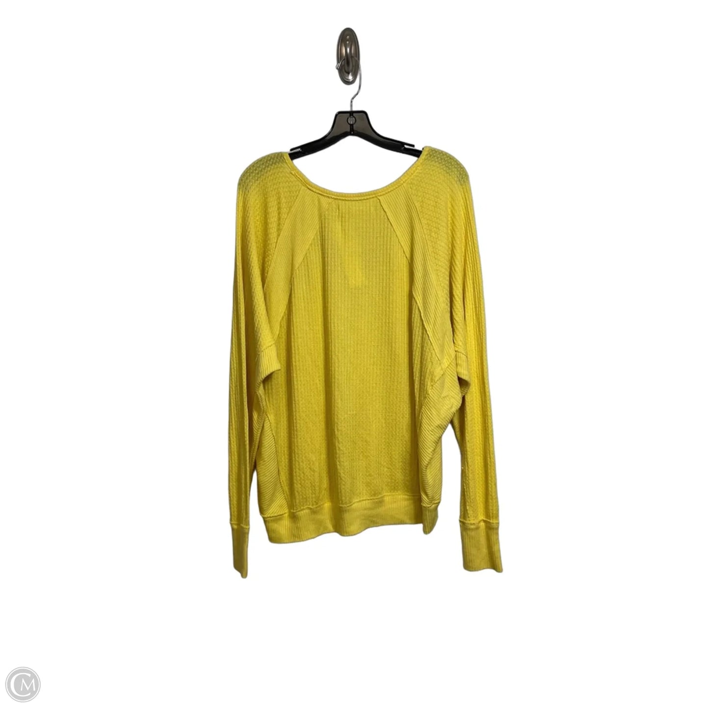 Top Long Sleeve By We The Free In Yellow, Size: M