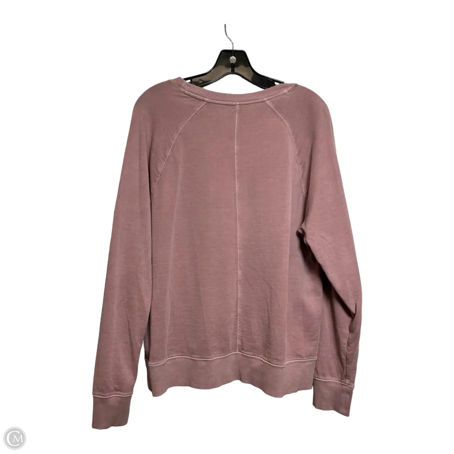 Top Long Sleeve By Athleta In Mauve, Size: M