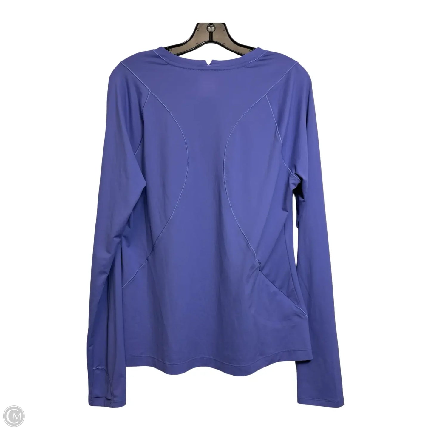 Athletic Top Long Sleeve Crewneck By Athleta In Purple, Size: L
