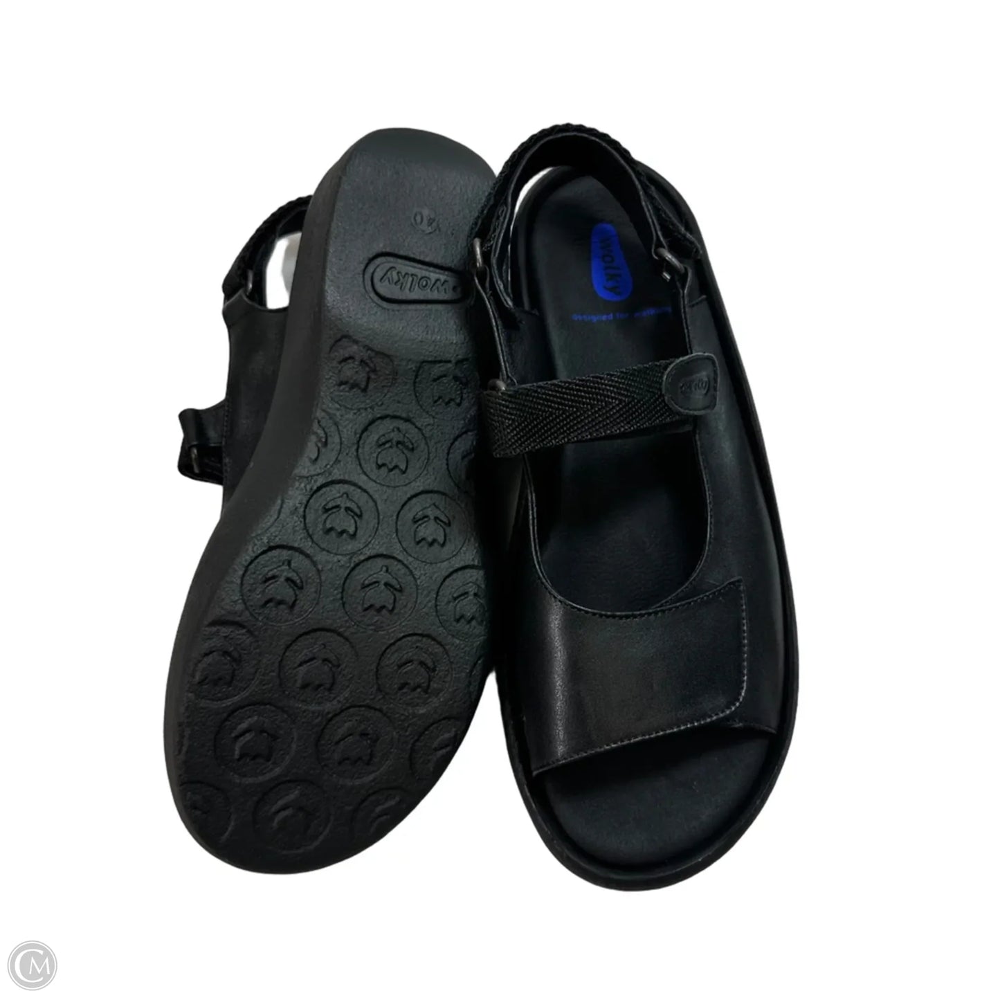 Sandals Heels Platform By Cme In Black, Size: 9