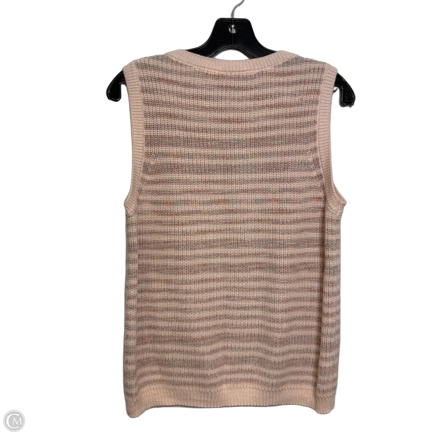 Top Sleeveless By Loft In Pink, Size: L