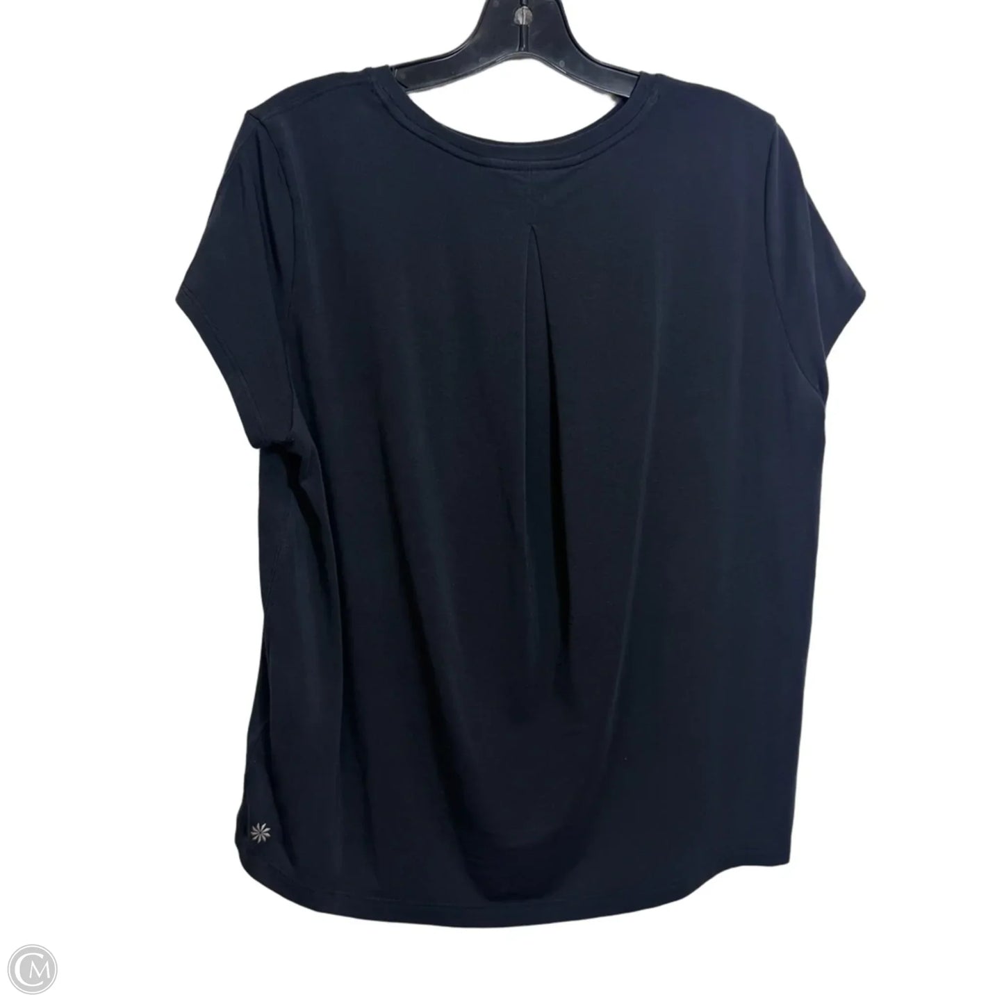 Athletic Top Short Sleeve By Athleta In Navy, Size: Xs