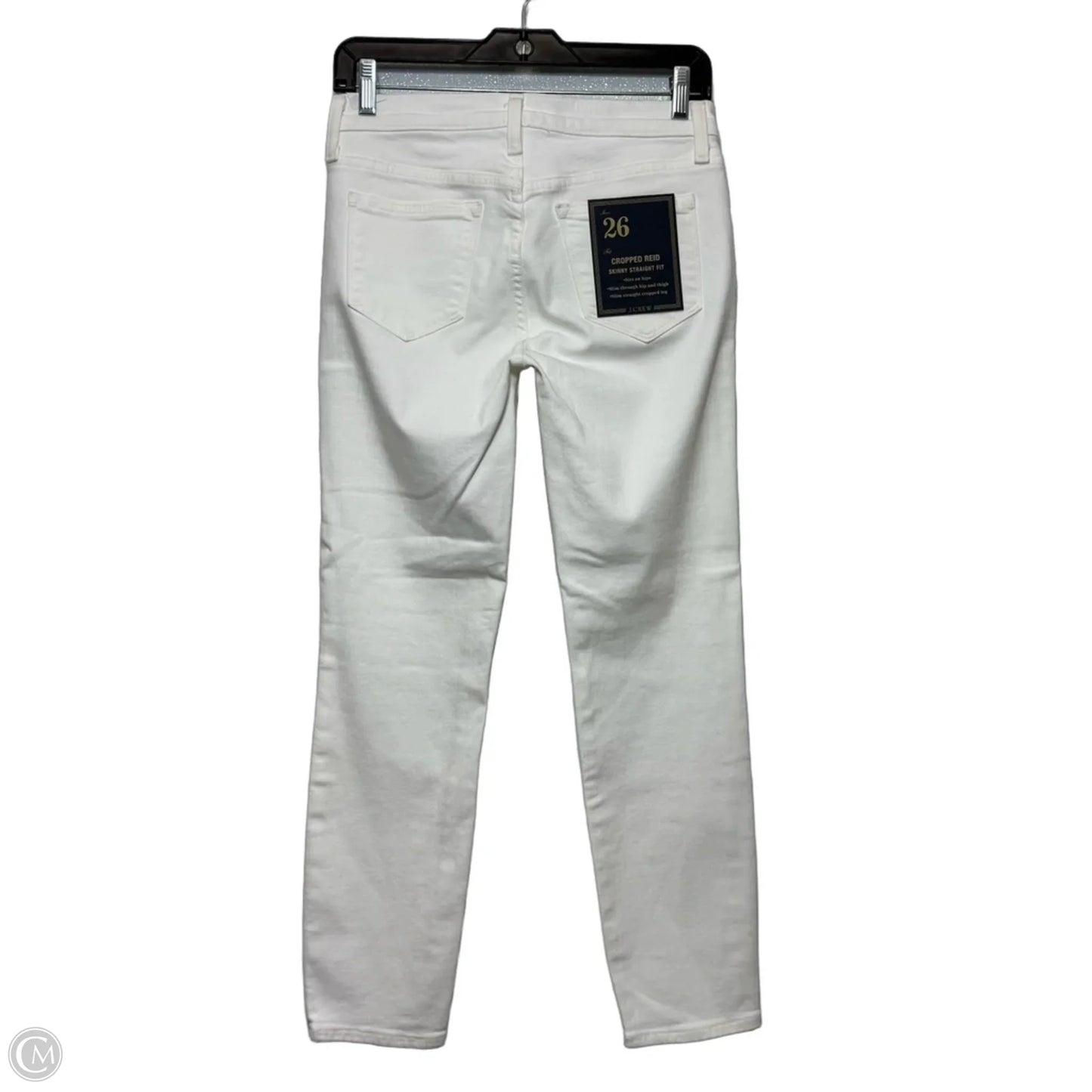 Jeans Skinny By J. Crew In White Denim, Size: 0