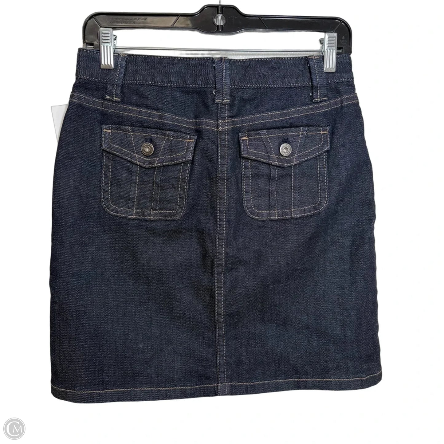 Skirt Mini & Short By Ann Taylor In Blue Denim, Size: 0p