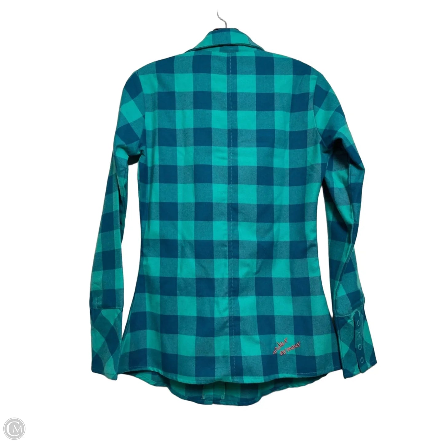 Athletic Jacket By Under Armour In Checkered Pattern, Size: S