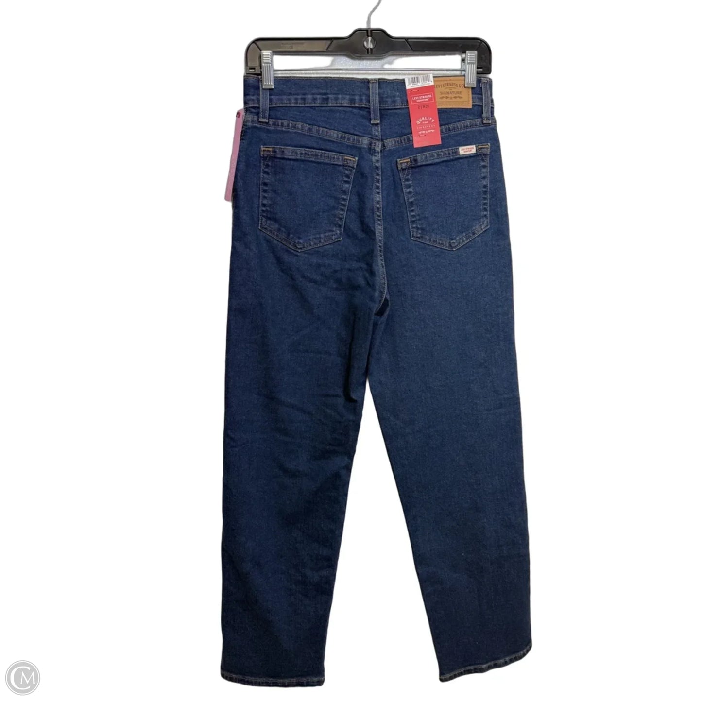 Jeans Straight By Levis In Blue Denim, Size: 2
