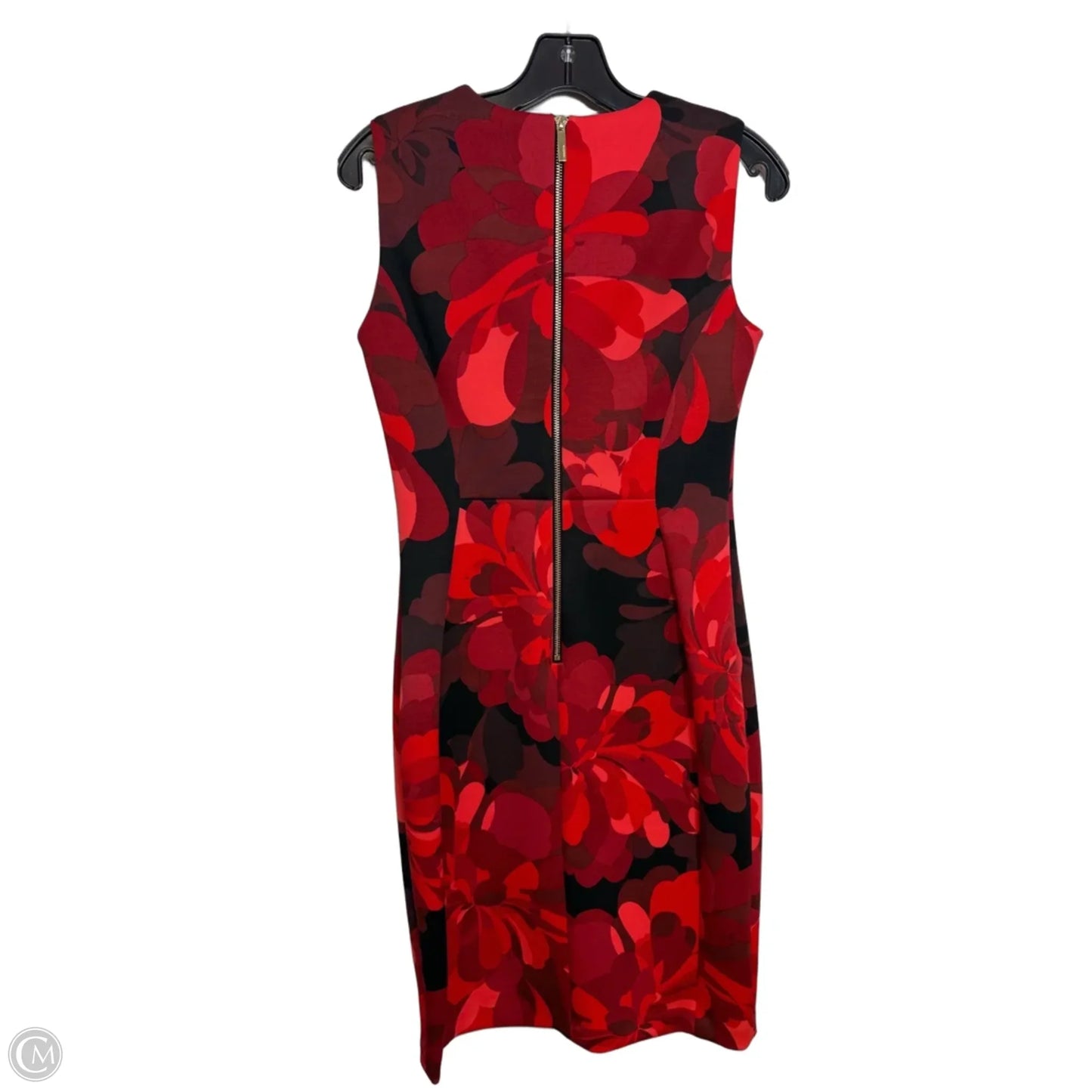 Dress Party Short By Calvin Klein In Red, Size: 6
