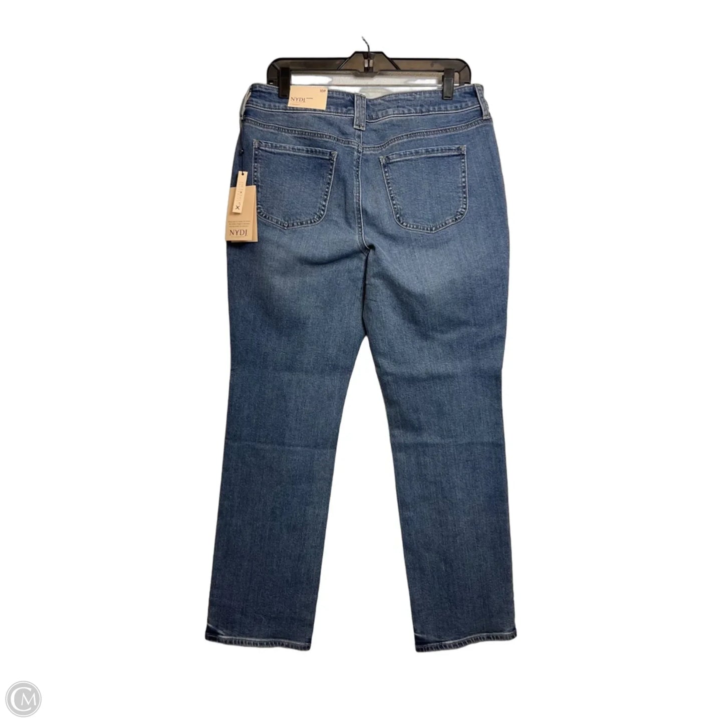 Jeans Straight By Not Your Daughters Jeans In Blue Denim, Size: 10P