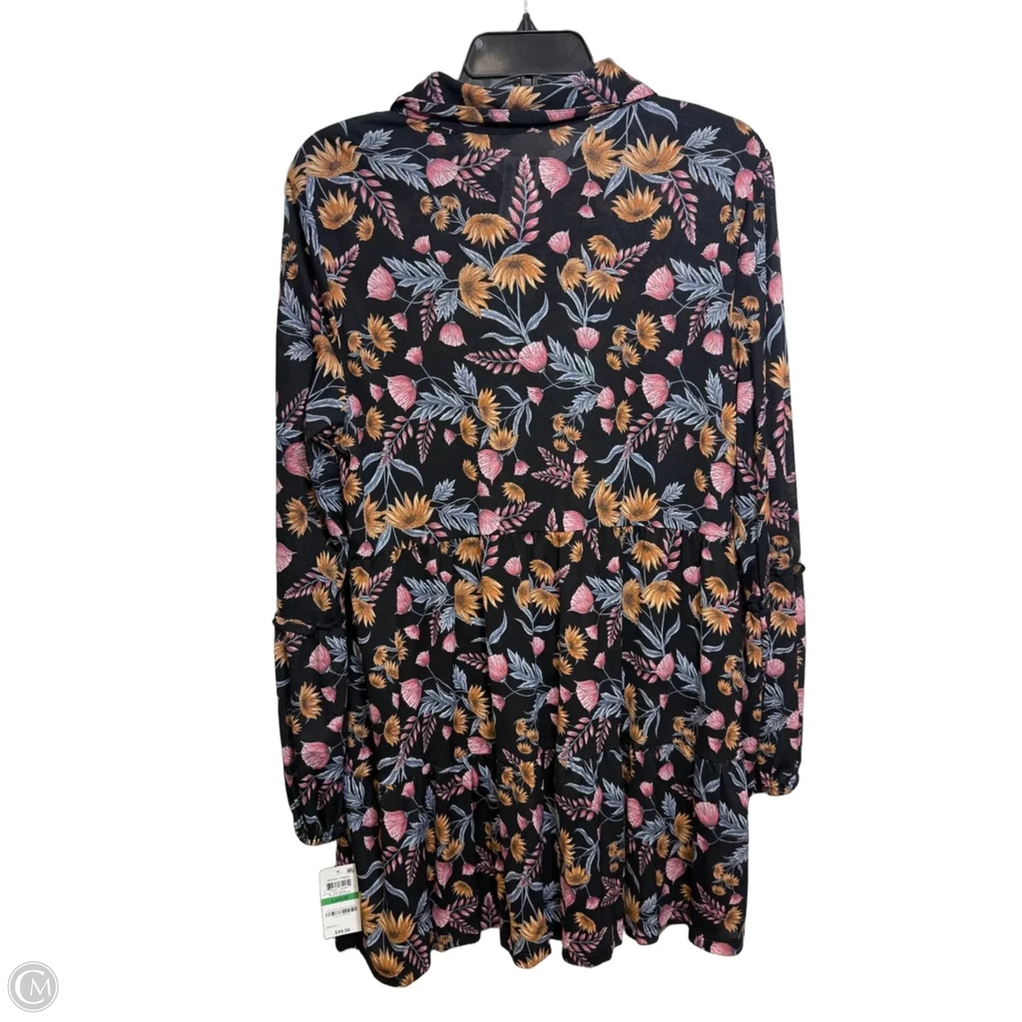 Dress Casual Short By Style And Company In Floral Print, Size: L