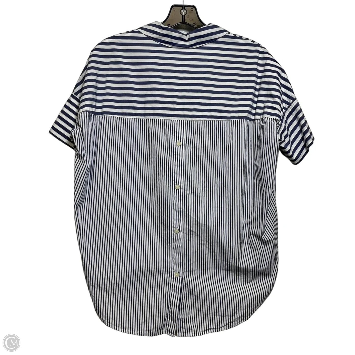 Top Short Sleeve By Madewell In Blue, Size: Xs