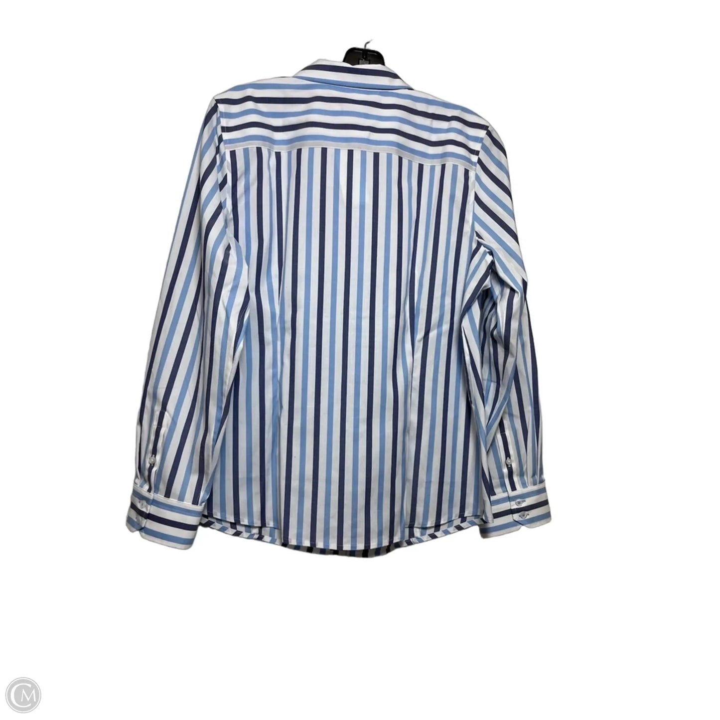 Top Long Sleeve By Talbots In Blue, Size: L