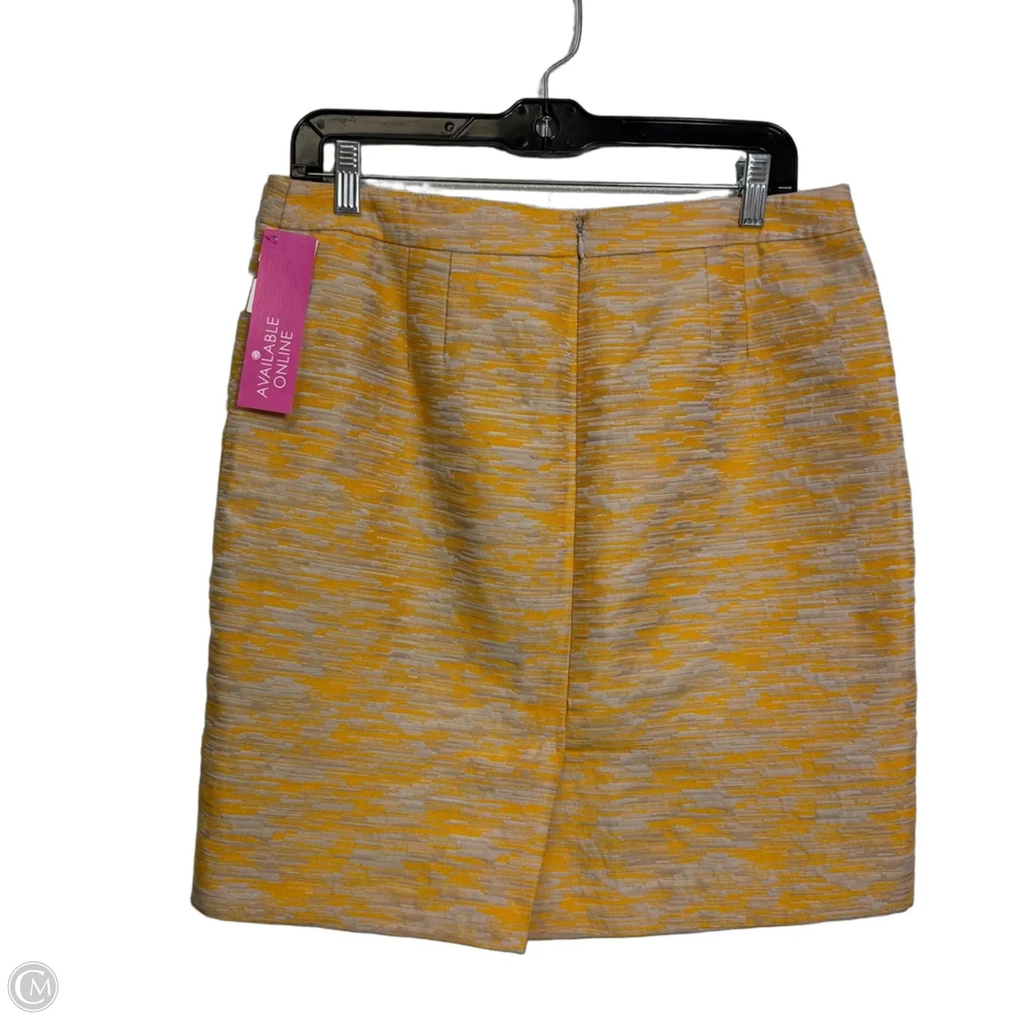 Skirt Mini & Short By Loft In Yellow, Size: 8