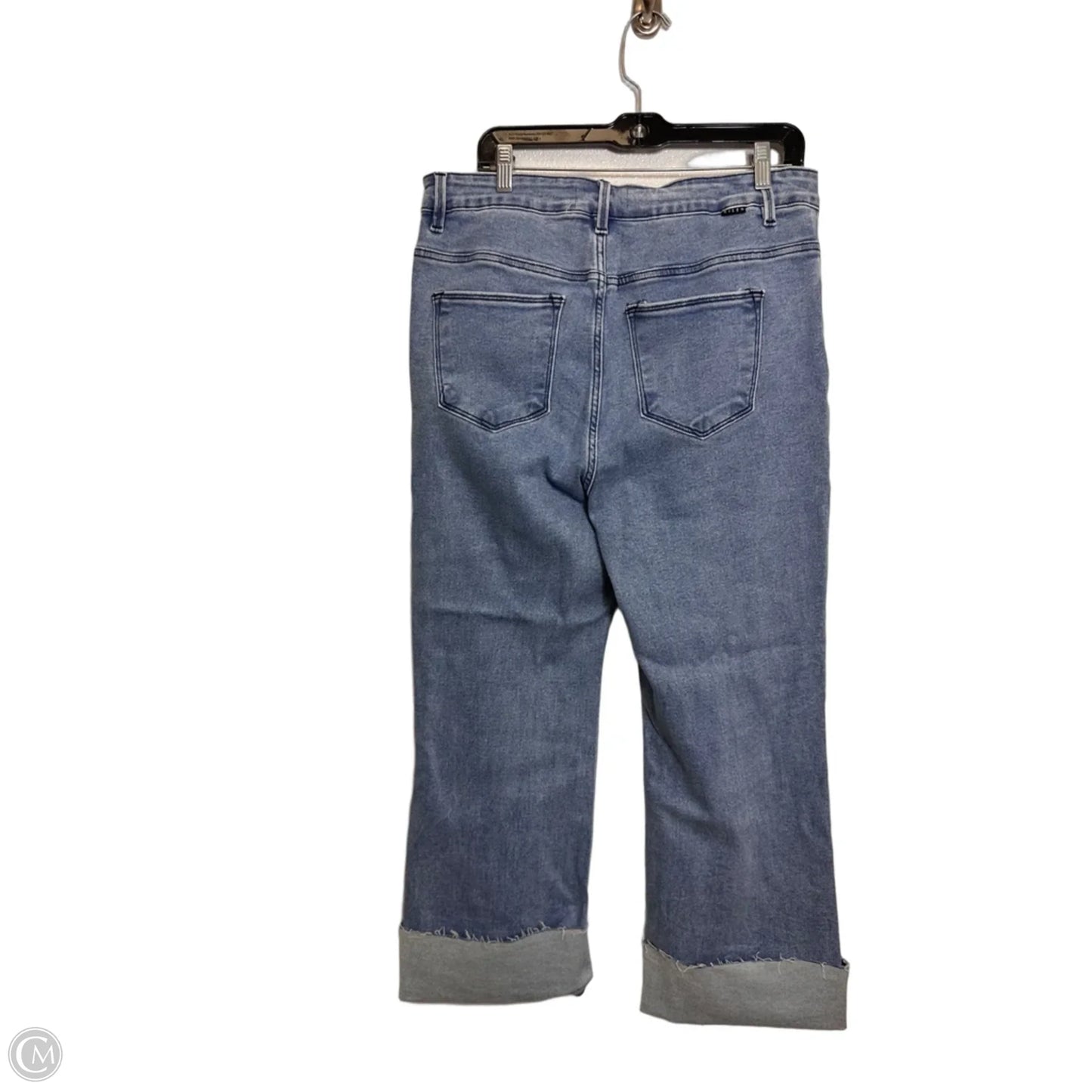 Jeans Wide Leg By Risen In Blue Denim, Size: 1x