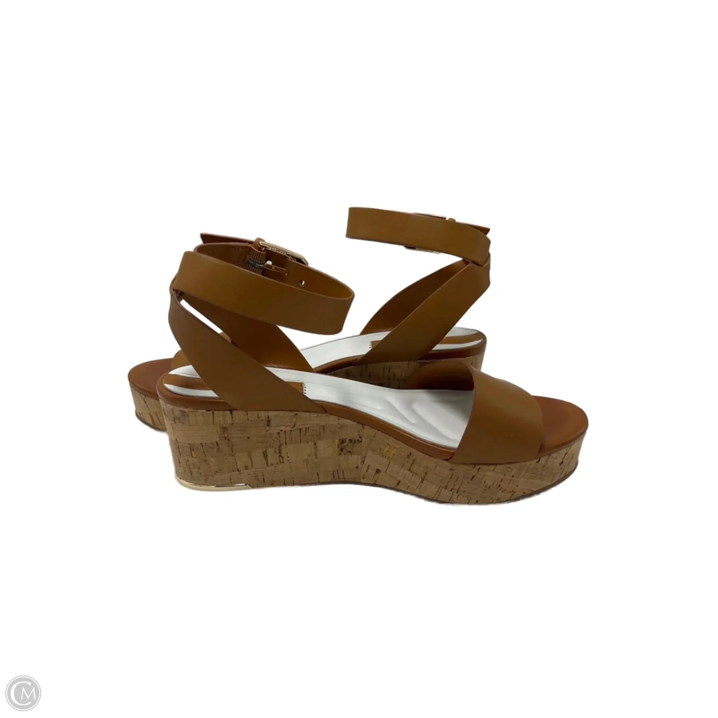 Sandals Heels Platform By Franco Sarto In Brown, Size: 9