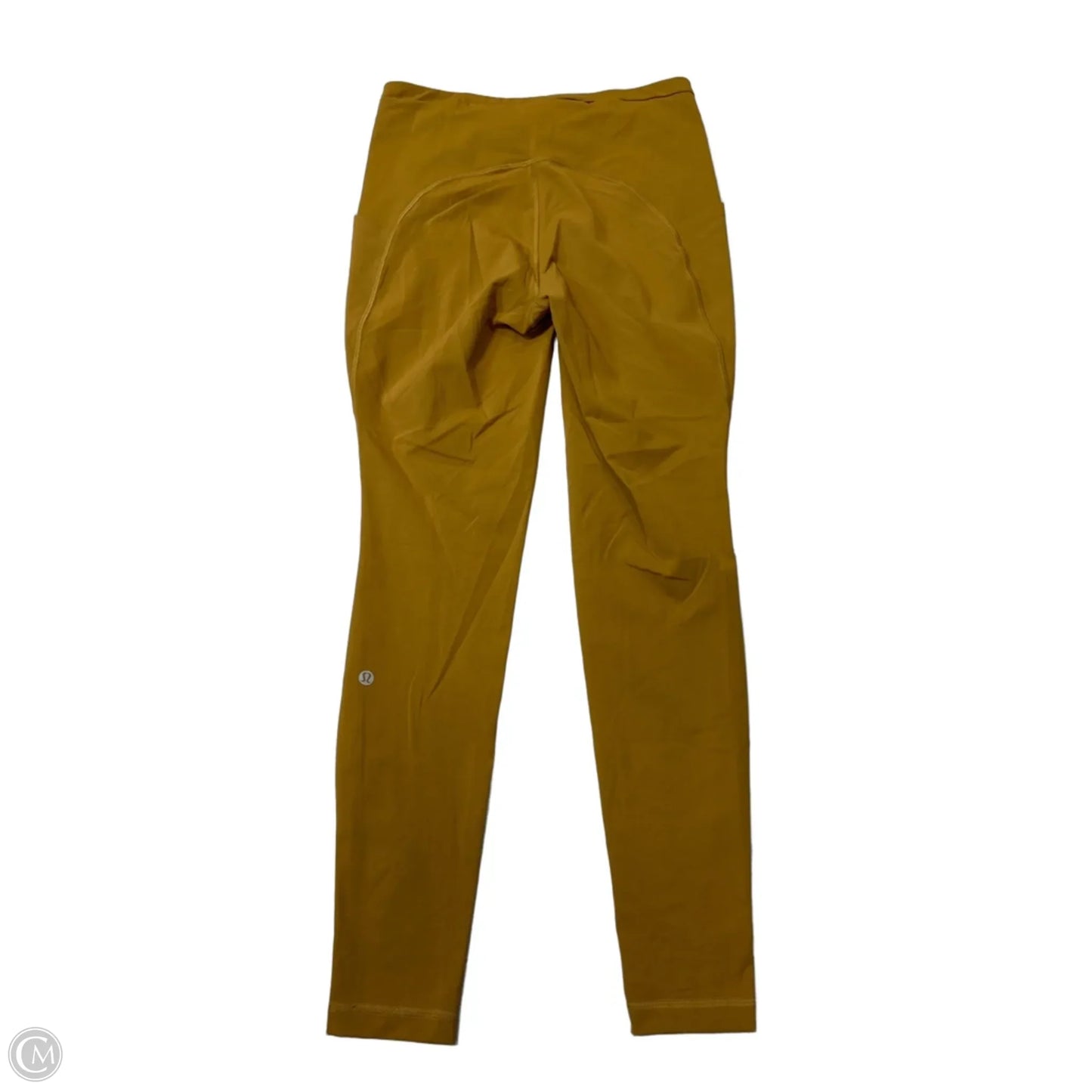 Athletic Leggings By Lululemon In Yellow, Size: M