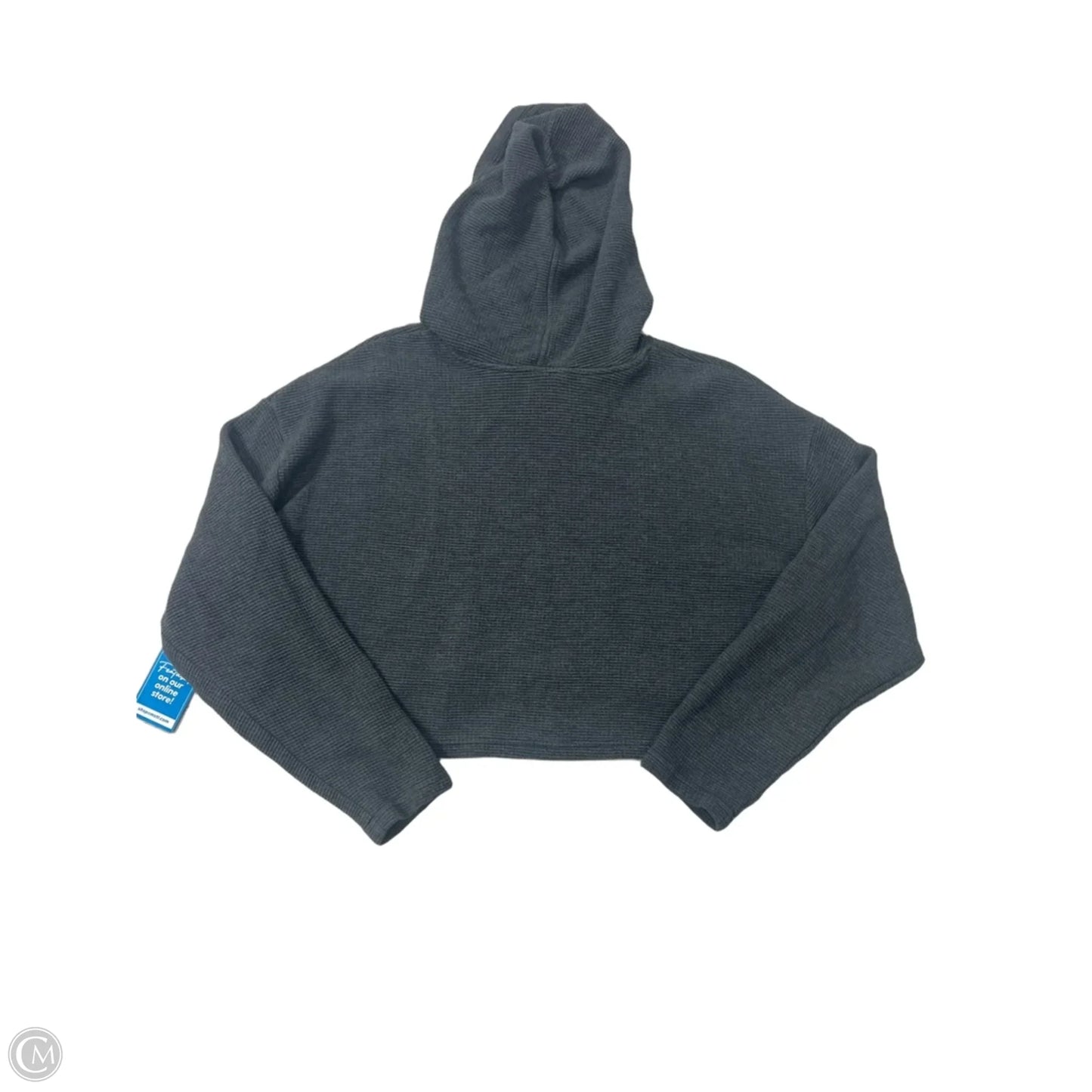 Athletic Sweatshirt Hoodie By Athleta In Grey, Size: L