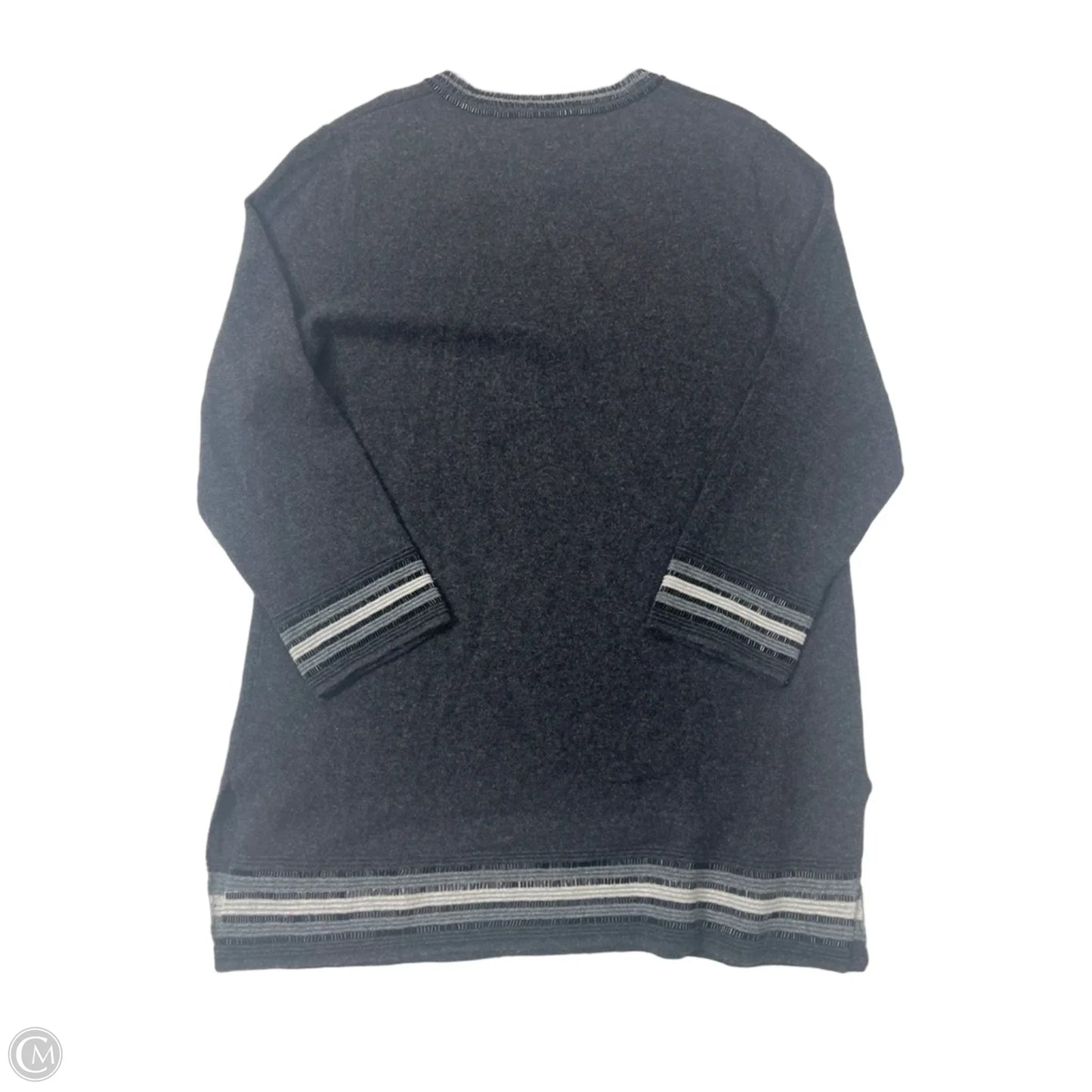 Sweater Designer By Neiman Marcus In Grey, Size: L