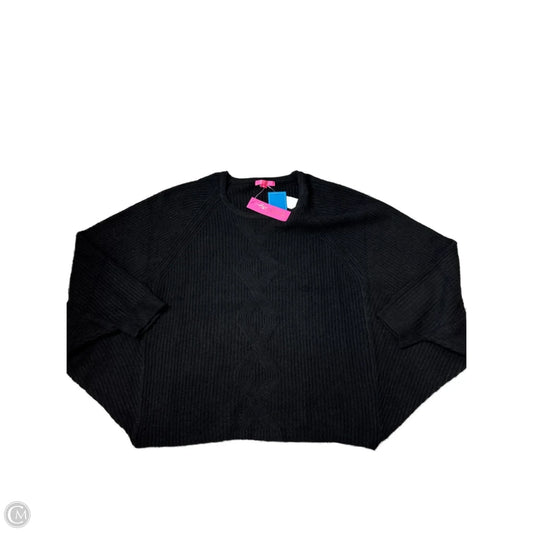 New! Sweater Cardigan Designer By Lilly Pulitzer In Black, Size: Xl