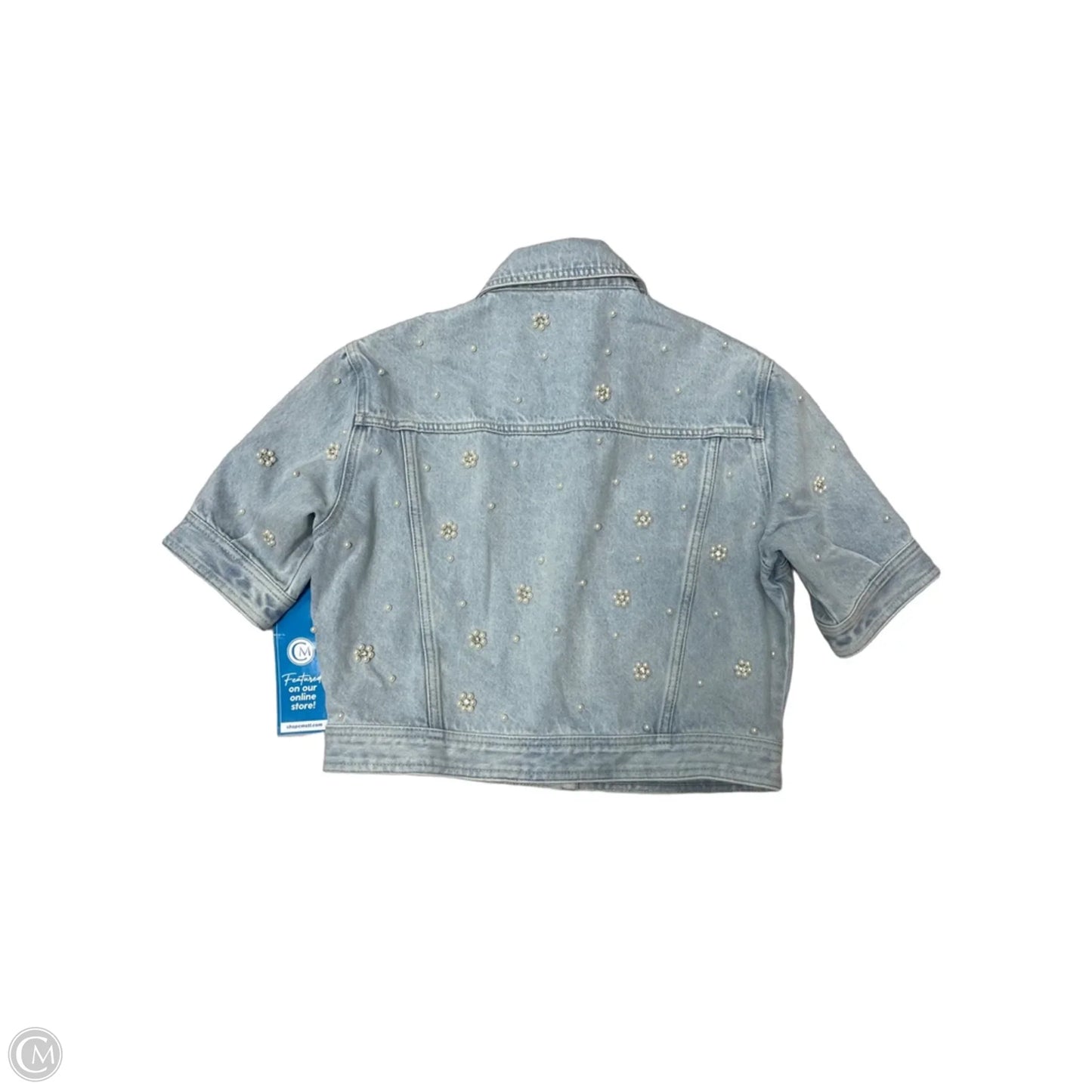 Jacket Denim By Steve Madden In Blue, Size: S