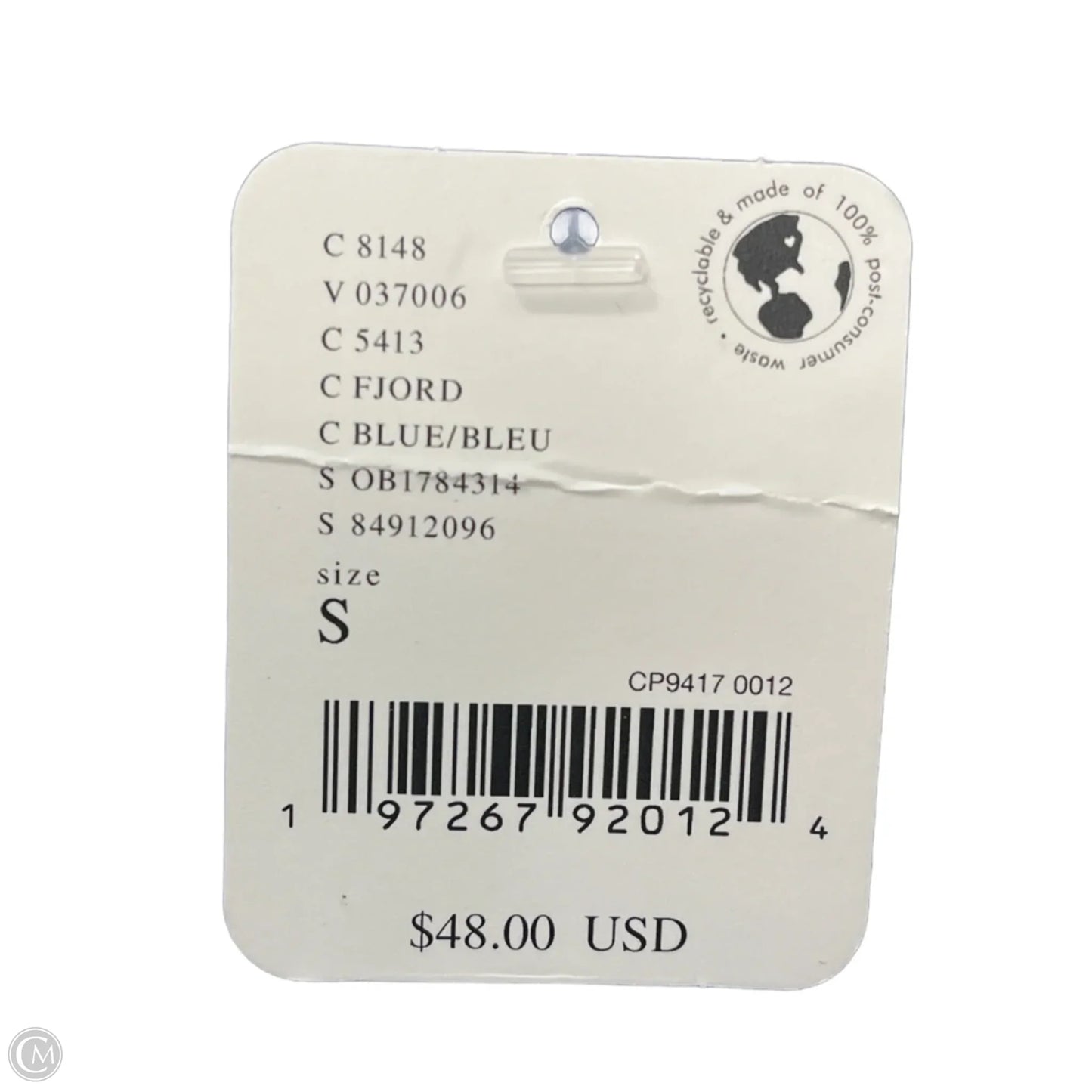 New! Top Long Sleeve By Free People In Blue, Size: S