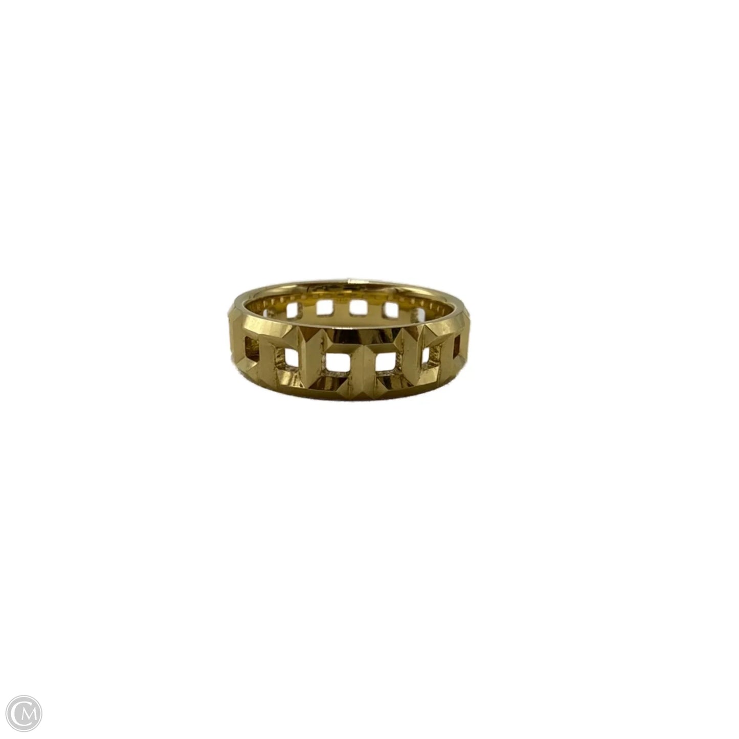 Tiffany & Company 18K T True Wide Band Luxury Ring, Size: 5.5