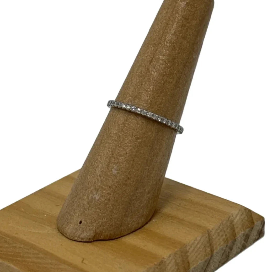 Tiffany & Company Metro Eternity Luxury Ring in Platinum, Size: 6.5