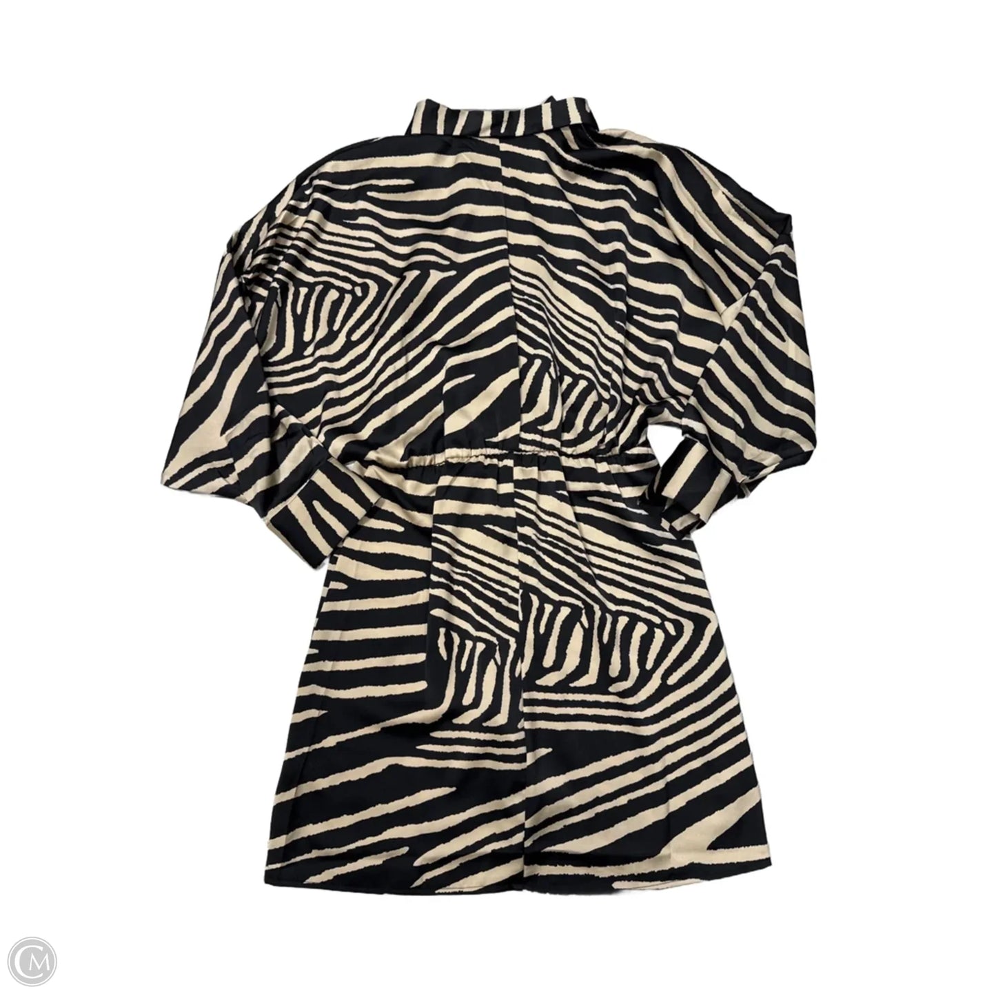 Dress Casual Short By H&m In Black & Brown, Size: S