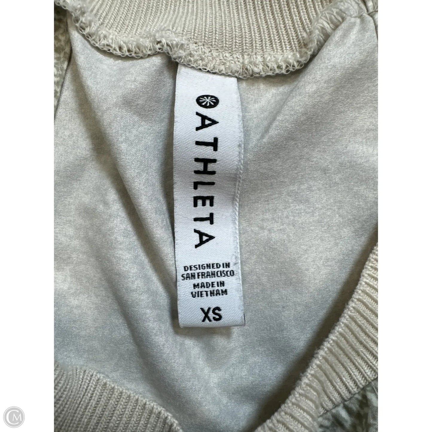 Athletic Tank Top By Athleta In Green, Size: Xs