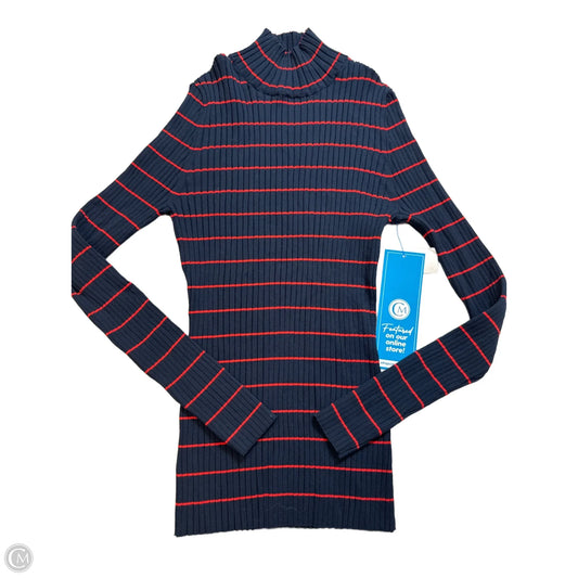 Top Long Sleeve Designer By Tory Burch In Striped Pattern, Size: S