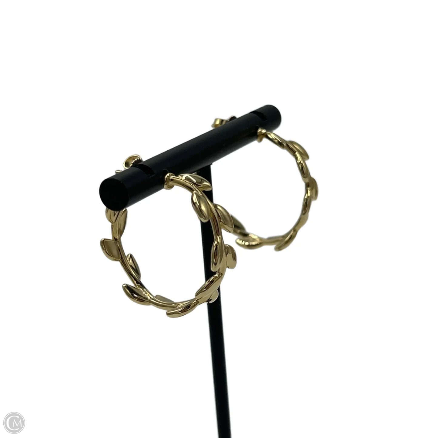 Tiffany & Co. Paloma Olive Leaf 18K Gold Hoops
