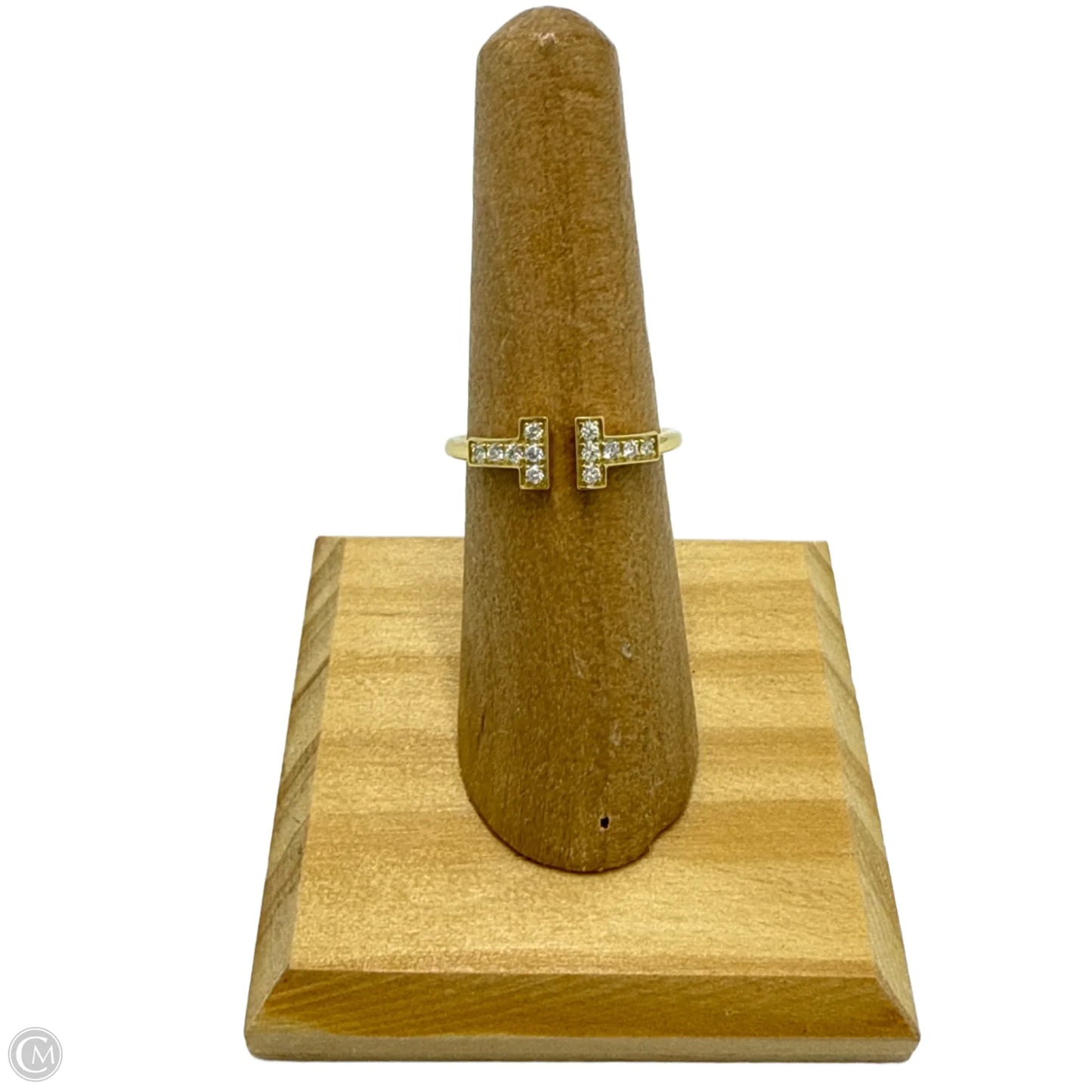 Tiffany & Company 18K T Wire Diamond Luxury Designer Ring, Size: 6.5