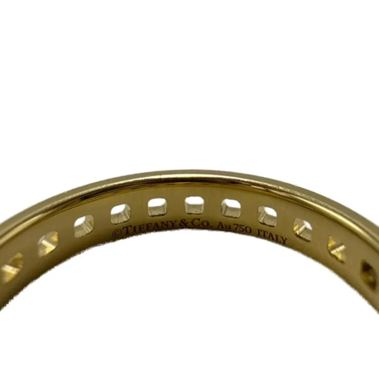 Tiffany & Company 18K Tiffany T Luxury Ring, Size: 7.5