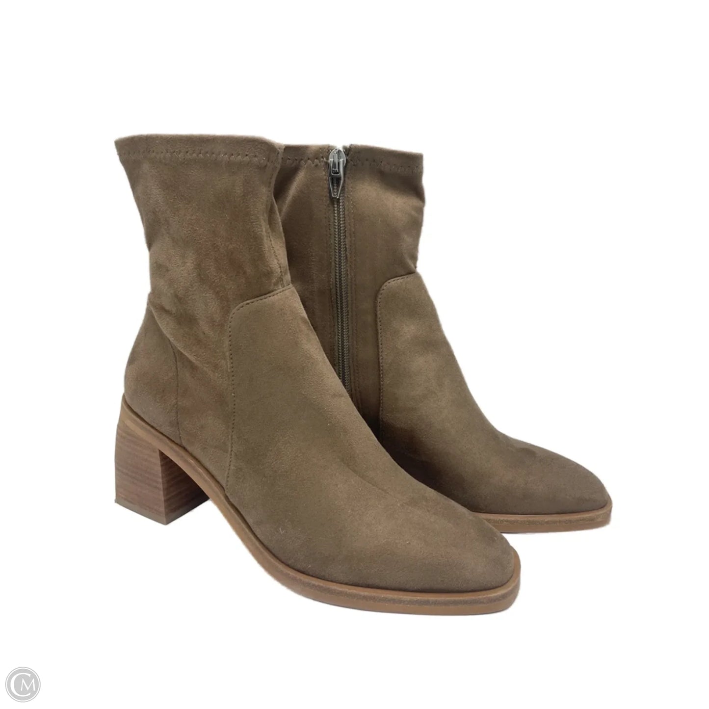 Boots Ankle Heels By Dolce Vita In Brown, Size: 7.5