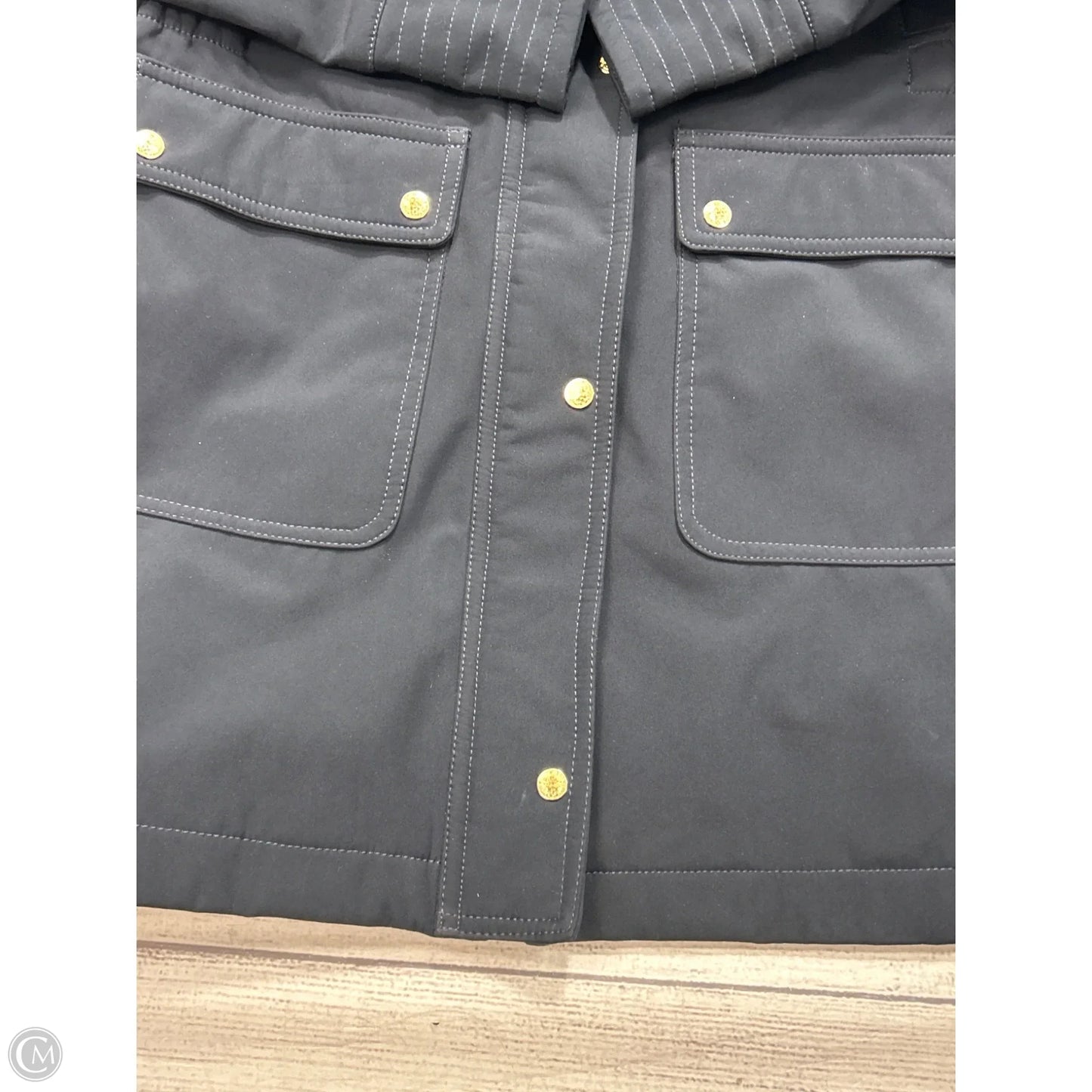 Coat Puffer & Quilted By Vince Camuto In Navy, Size: L