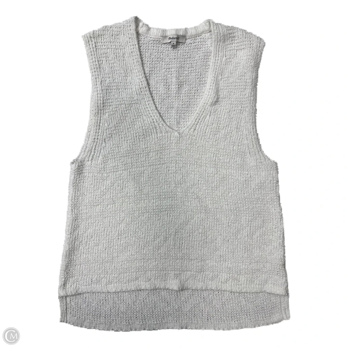 Top Sleeveless By Madewell In White, Size: M