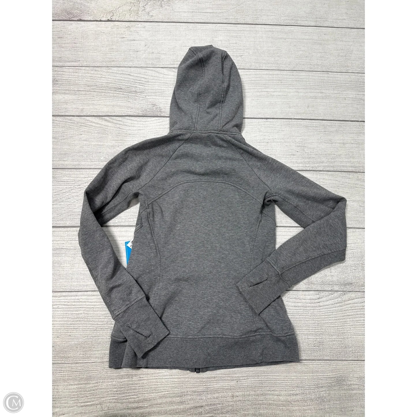 Athletic Jacket By Athleta In Grey, Size: S