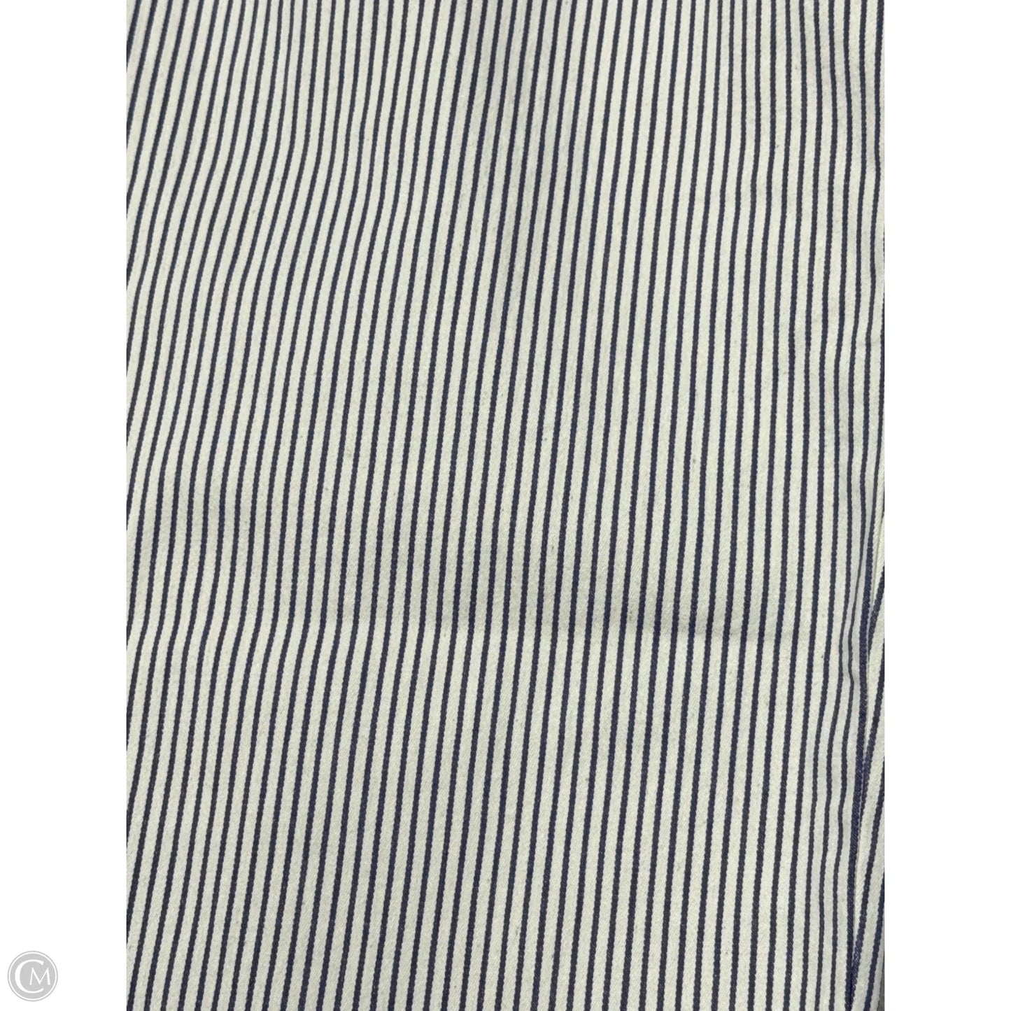 Pants Wide Leg By Madewell In Striped Pattern, Size: 0