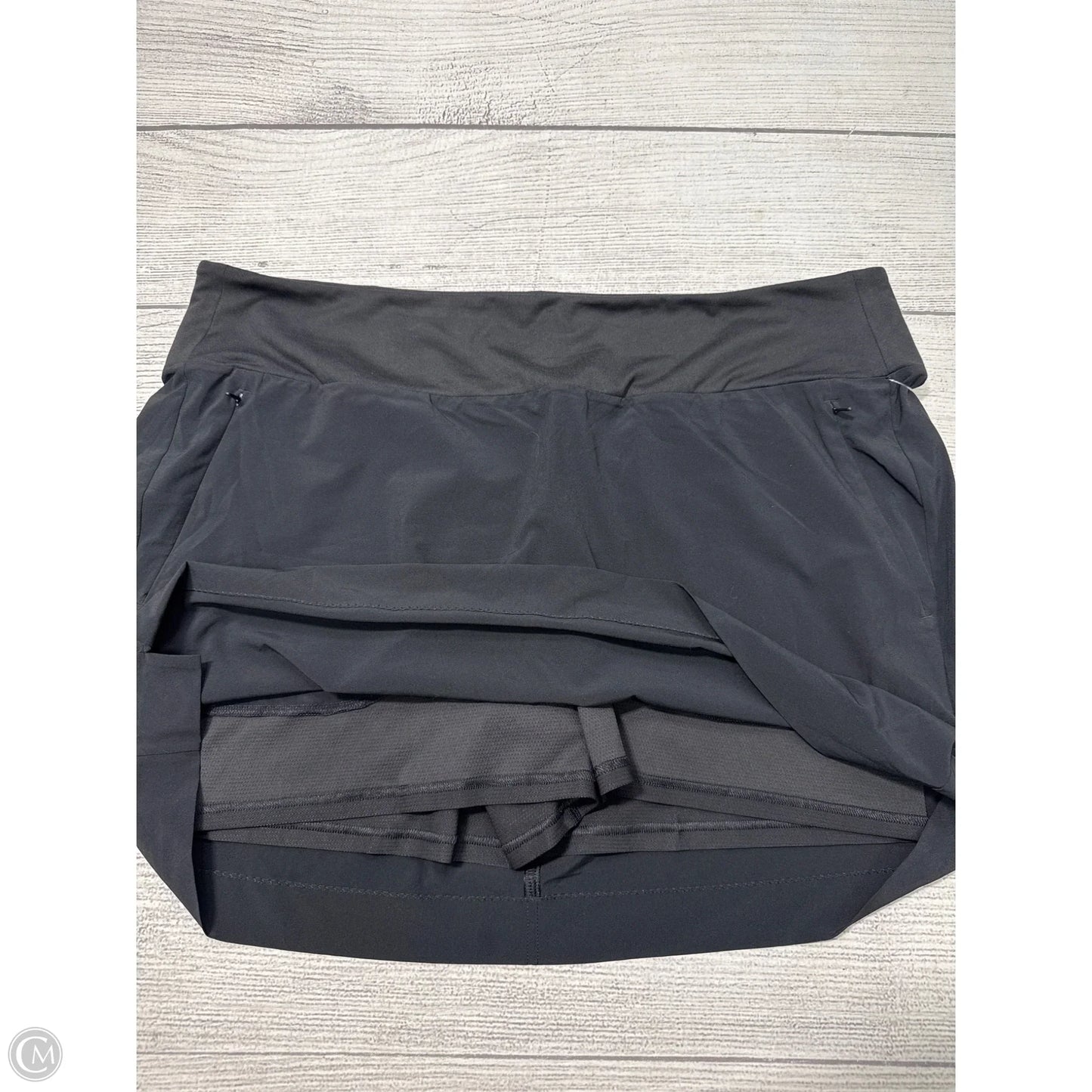 Athletic Skort By Athleta In Black, Size: 1x