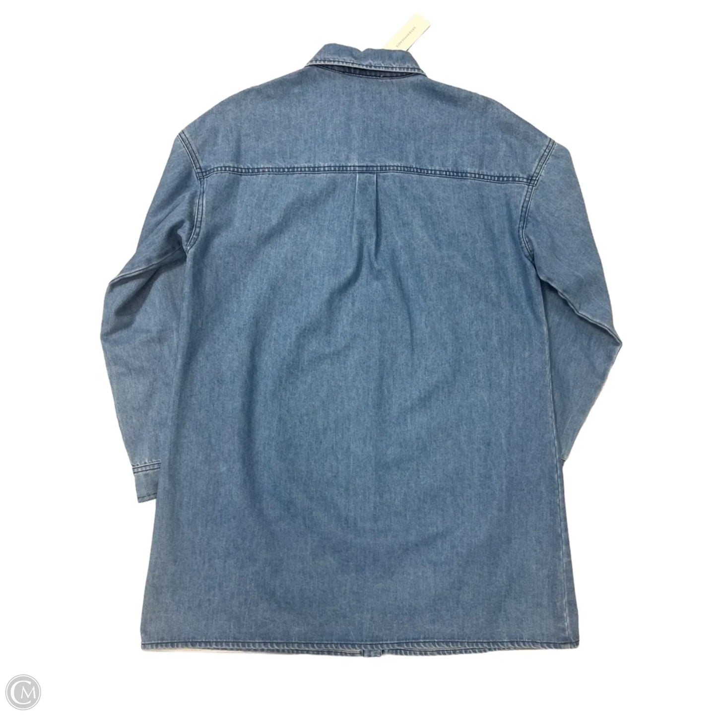 Dress Casual Short By Mare Mare In Blue Denim, Size: M