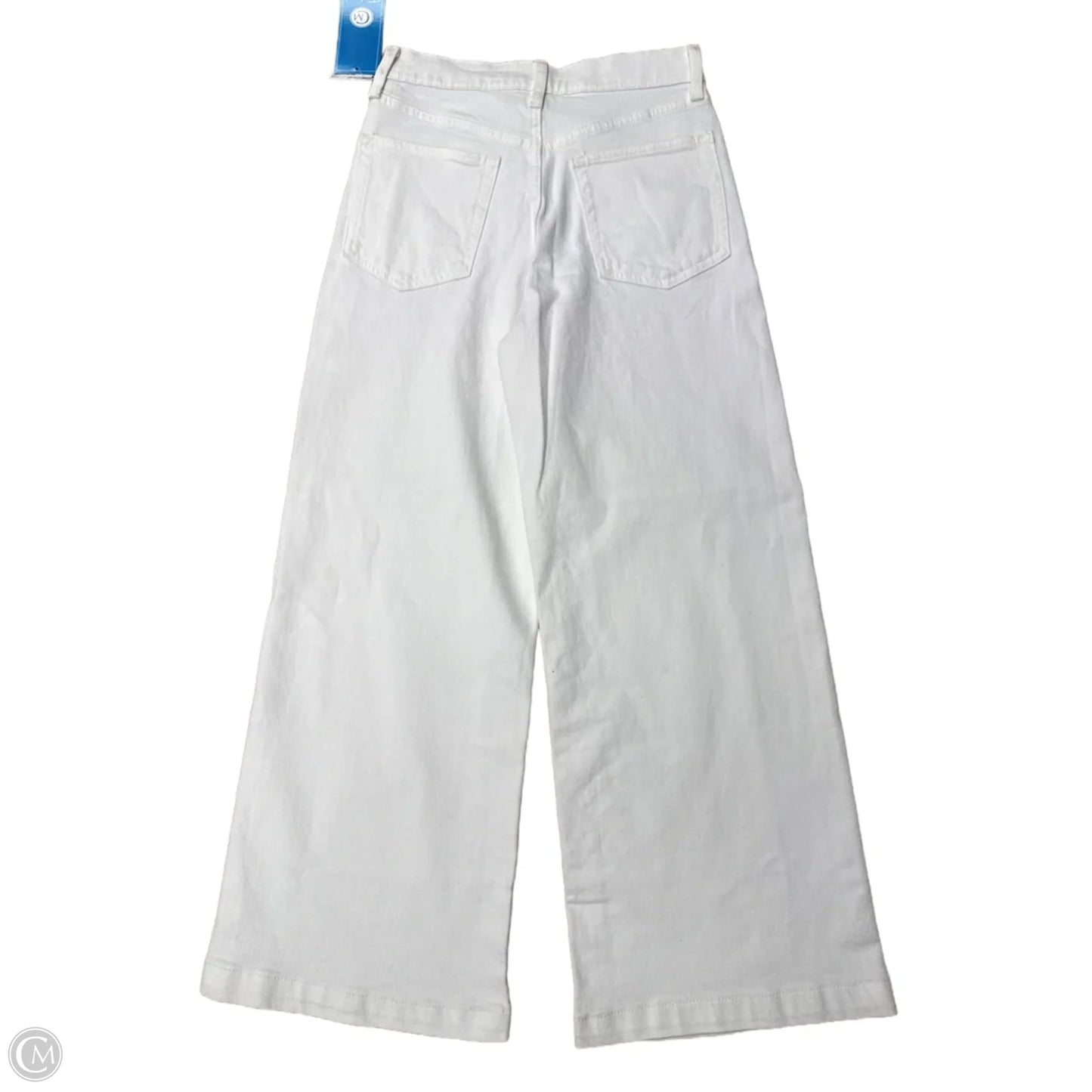 Jeans Wide Leg By Gap In White, Size: 2