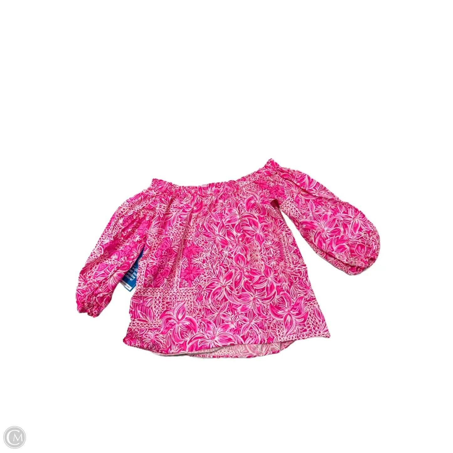 Top Long Sleeve Designer By Lilly Pulitzer In Pink, Size: Xs